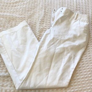 White J.Crew size 8 trousers 1035